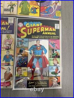 Superman Vol. 1 Annuals 1, 2, 3, 4, 5, & 6 DC Lot Run (#1 Facsimile)