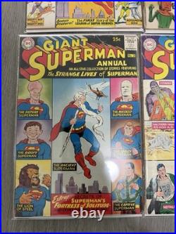 Superman Vol. 1 Annuals 1, 2, 3, 4, 5, & 6 DC Lot Run (#1 Facsimile)