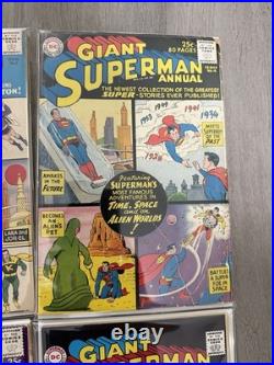 Superman Vol. 1 Annuals 1, 2, 3, 4, 5, & 6 DC Lot Run (#1 Facsimile)