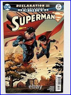 Superman Vol 4 #1-45 Rebirth Complete Series Lot + Annuals Batman #10 Super Sons