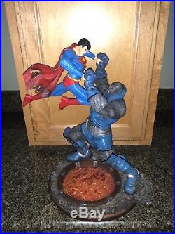 Superman Vs Darkseid 1st Edition Statue 538/1500 Dc Direct RARE! Dc Comics