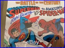 Superman Vs The Amazing Spider-Man CGC 8.5 3 x Stan Lee Romita Neal Adams RARE