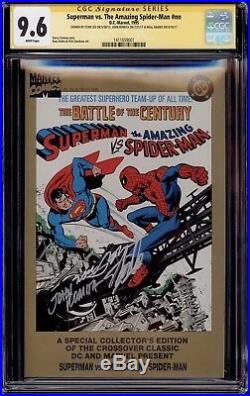 Superman Vs The Amazing Spider-Man #nn CGC 9.6 3 x SS Stan Lee Romita Neal Adams