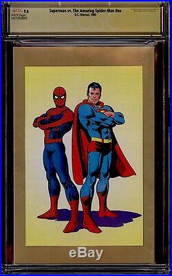 Superman Vs The Amazing Spider-Man #nn CGC 9.6 3 x SS Stan Lee Romita Neal Adams