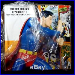 Superman and Batman World's Finest Bookends Statue Set New 2007 DC Comics