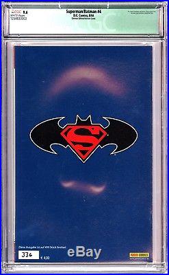 Superman/batman #4 Cgc 9.6 Nm+ German Michael Turner Variant 336/499