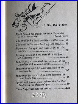Superman by George Lowther, 1942 First Edition, Random House, Color Illustration