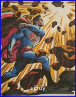 Superman by Steve Rude. 11x14. Original art commission