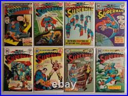 Superman comics lot #229-285 16 diff avg 5.5 (1970-75)