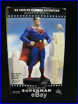 Superman dc comics fleischer classic animation statue hand painted limited 2500