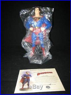 Superman dc comics fleischer classic animation statue hand painted limited 2500