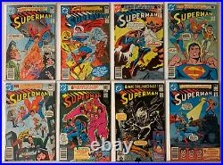 Superman lot #274-361 + 2 Specials DC 1st Ser. (avg 4.5 VG+) 47 diff (1973-'81)