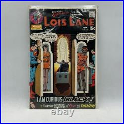 Superman's Girl Friend Lois Lane #106 1970 I Am Curious Black DC Bronze Age Key