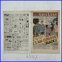 Superman's Girl Friend Lois Lane #106 1970 I Am Curious Black DC Bronze Age Key