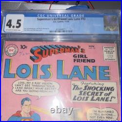Superman's Girl Friend Lois Lane #13 (DC Comics 1959) CGC 4.5 Silver Age Comic
