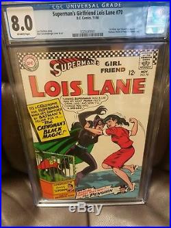 Superman's Girl Friend, Lois Lane #70, CGC 8.0 (Nov 1966, DC) KEY ISSUE