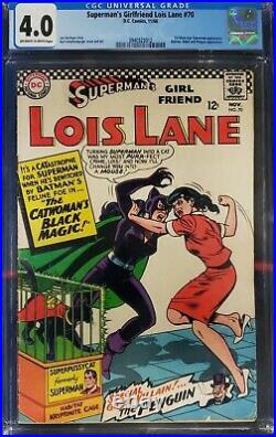 Superman's Girl Friend Lois Lane #70 DC Comics CGC Grade 4.0 1st Catwoman