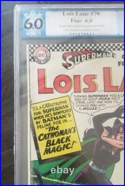 Superman's Girl Friend Lois Lane 70 PGX NOT CGC 6.0 1st APP Silver Age Catwoman