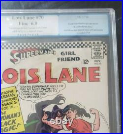 Superman's Girl Friend Lois Lane 70 PGX NOT CGC 6.0 1st APP Silver Age Catwoman