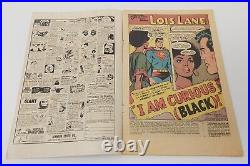 Superman's Girlfriend LOIS LANE 106 I AM CURIOUS (BLACK)! 1970 CONTROVERSIAL KEY