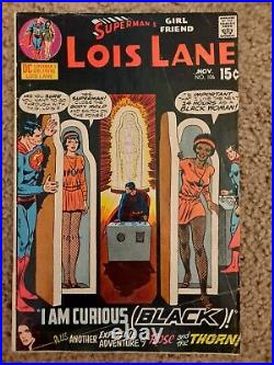 Superman's Girlfriend Lois Lane #106 Classic I Am Curious (Black) DC 1970