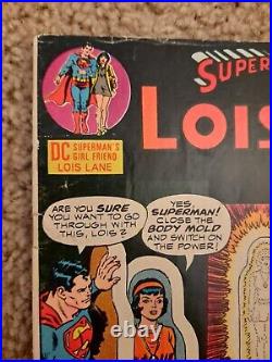 Superman's Girlfriend Lois Lane #106 Classic I Am Curious (Black) DC 1970