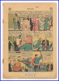 Superman's Girlfriend Lois Lane #1 Coverless 0.3 1958