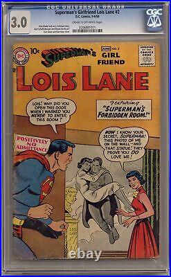 Superman's Girlfriend Lois Lane #2 CGC 3.0 1958 0206881011