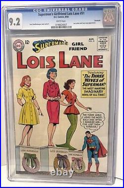 Superman's Girlfriend Lois Lane #51 CGC 9.2 DC 1964 Savannah Collection