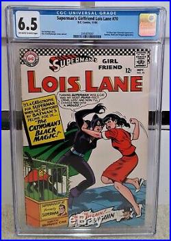 Superman's Girlfriend Lois Lane #70 (1966) CGC 6.5 1st SA Catwoman DC KEY
