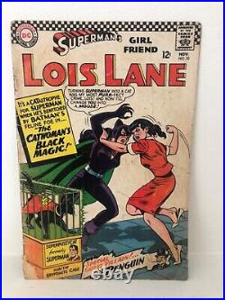 Superman's Girlfriend Lois Lane #70 1st Silver Age Catwoman with Penguin Rare
