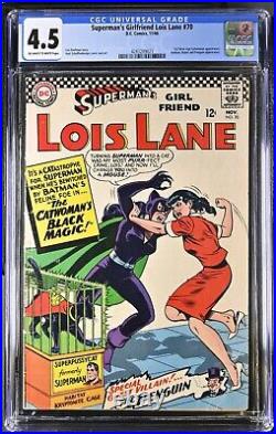 Superman's Girlfriend Lois Lane #70 CGC 4.5 1st Silver Age Catwoman