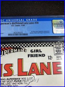 Superman's Girlfriend Lois Lane #70 CGC 5.0 OWW (DC 11/66) 1st SA Catwoman
