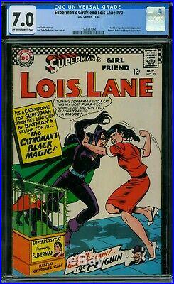 Superman's Girlfriend Lois Lane 70 CGC 7.0 OWithW Pages