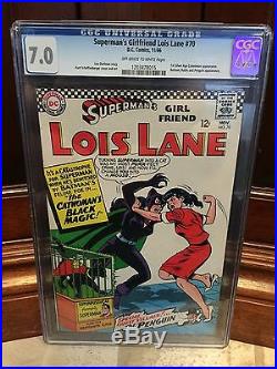 Superman's Girlfriend Lois Lane #70 Cgc 7.0 Vf- 1st S. A. Catwoman (id 4891)