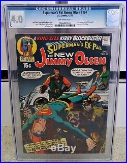 Superman's Pal Jimmy Olsen #134 (1970) CGC 4.0 1st Appearance Darkseid DC KEY