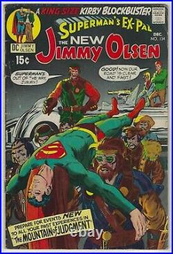 Superman's Pal Jimmy Olsen #134 (1970, DC) 1st Brief App Darkseid, Kirby, VG/VG+