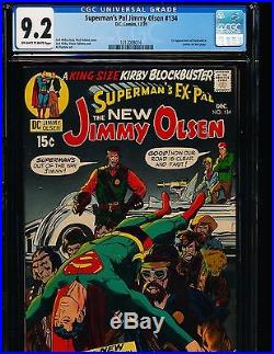 Superman's Pal Jimmy Olsen # 134 1st Darkseid Adams cover CGC 9.2 OWithWHITE Pgs
