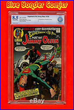Superman's Pal Jimmy Olsen 134 CBCS (not CGC) 8.5 VF+ HIGH GRADE 1st Darkseid