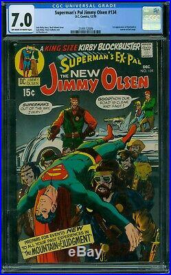 Superman's Pal Jimmy Olsen 134 CGC 7.0 OWithW Pages