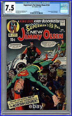 Superman's Pal Jimmy Olsen #134 CGC 7.5 1970 2039896002 1st Darkseid (cameo)