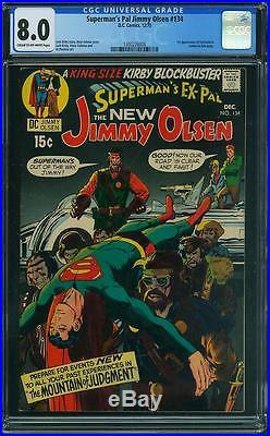 Superman's Pal Jimmy Olsen #134 CGC 8.0 CR/OW (1st app of Darkseid)