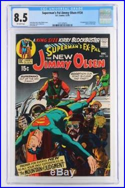 Superman's Pal Jimmy Olsen #134 CGC 8.5 VF+ DC 1970 1st App of Darkseid