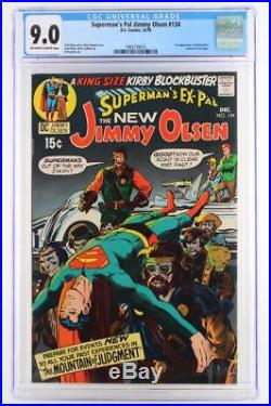Superman's Pal Jimmy Olsen #134 CGC 9.0 VF/NM -DC 1970- 1st App of Darkseid