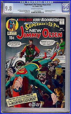 Superman's Pal Jimmy Olsen #134 CGC 9.8 DC 1970 1st Darkseid! RARE NM/Mint! Cm