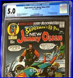 Superman's Pal Jimmy Olsen #134 (DC 1970) CGC 5.0 1st App Darkseid (Cameo)