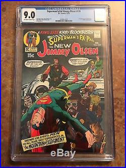 Superman's Pal, Jimmy Olsen #134 (Dec 1970) CGC 9.0 OWithW Pages First Darkseid