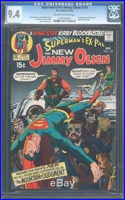Superman's Pal Jimmy Olsen (1956) #134 Cgc 9.4 Nm Oww 1st Darkseid App
