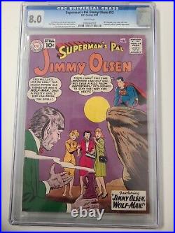 Superman's Pal Jimmy Olsen #52 CGC 8.0 1961. 0936942007