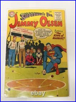 Superman's Pal Jimmy Olsen #7 s 8+ Grade Silver Age The King of Marbles DC Comic